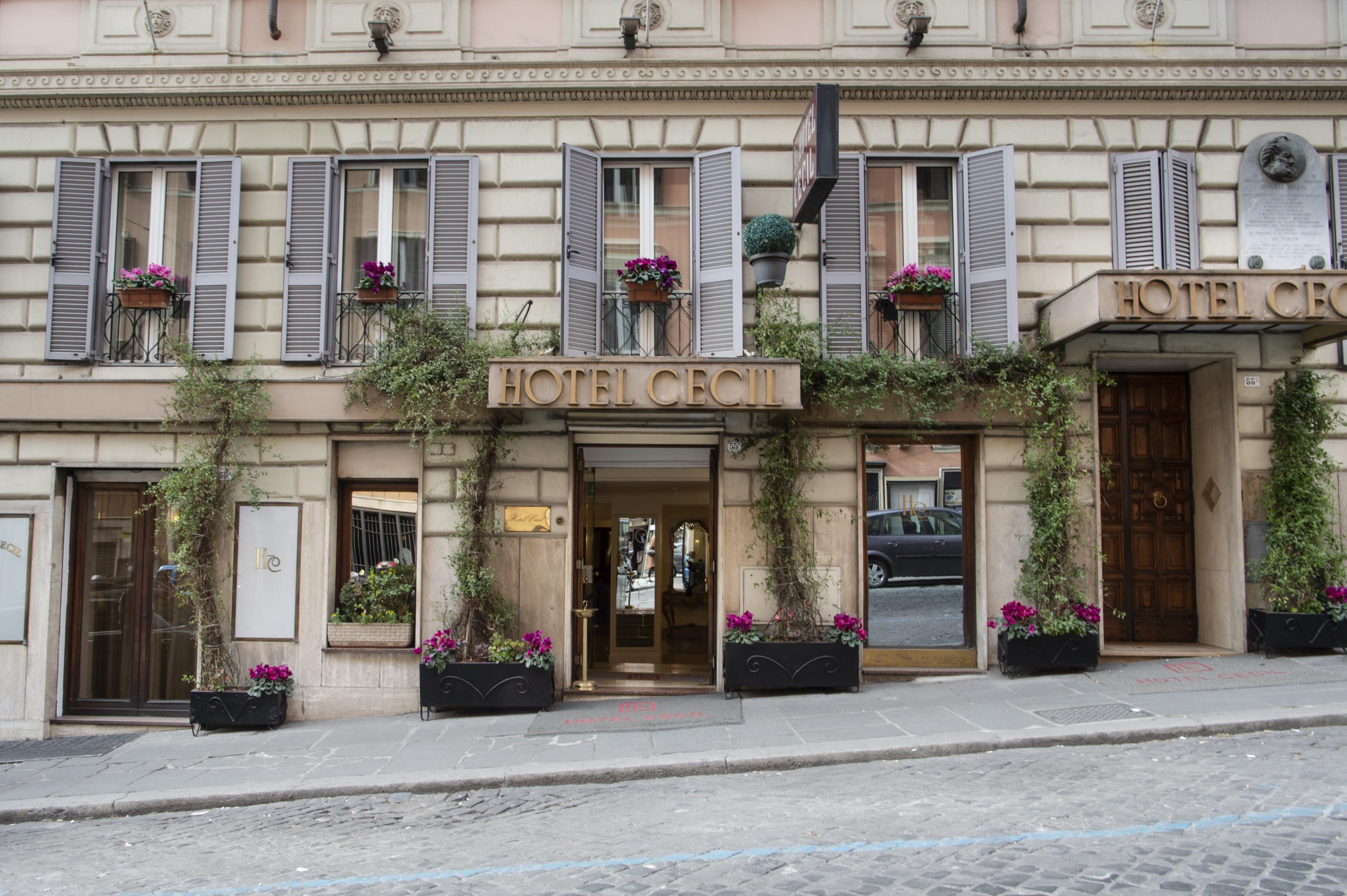 Hotel Cecil Roma Eksteriør bilde