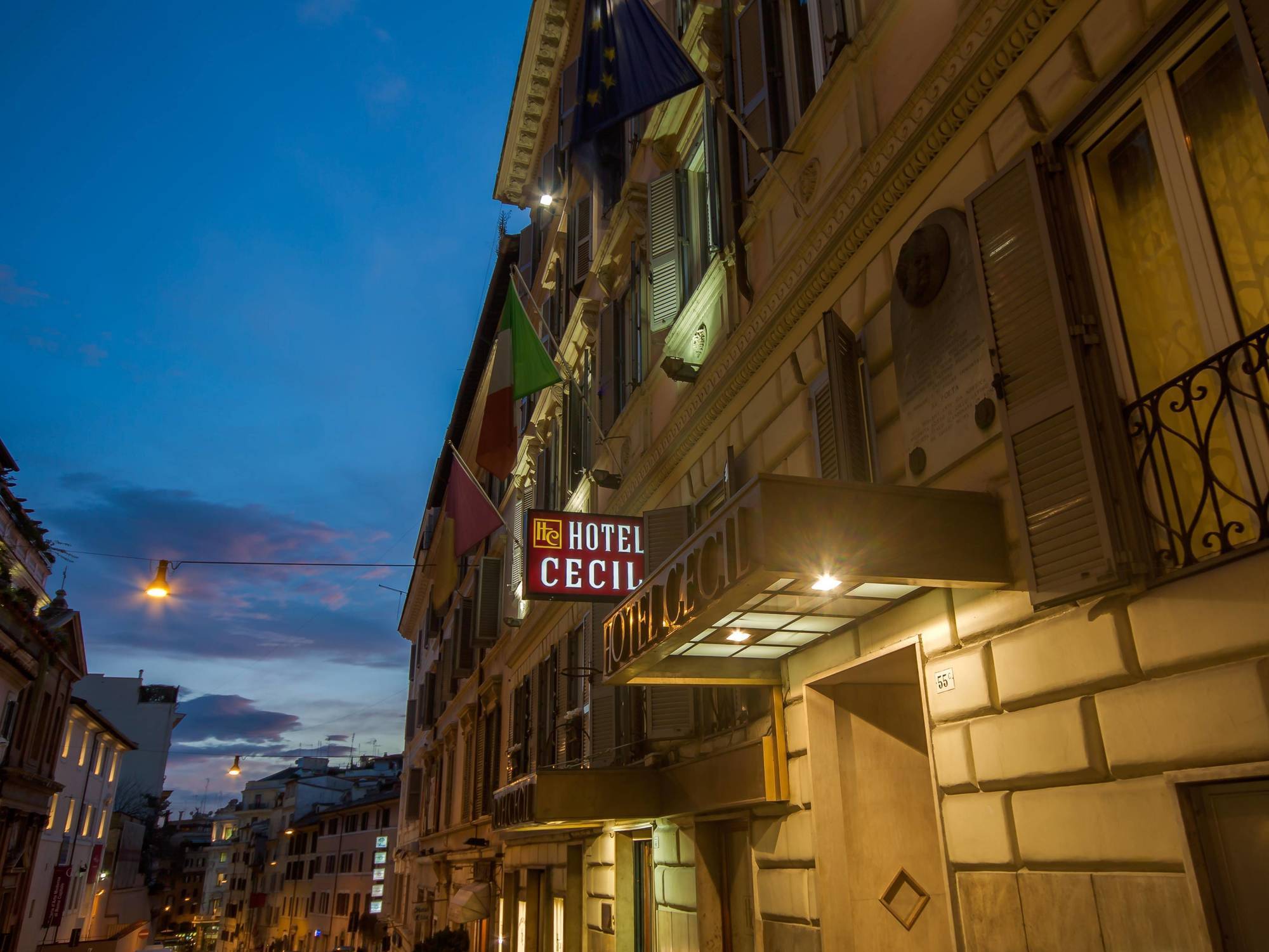 Hotel Cecil Roma Eksteriør bilde